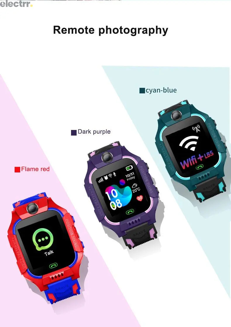 2021 Hot selling Q19 Pro Kids Real Time Position 360 Flip Version WiFi SOS Video Call Message Smartwatch for Boys and Girls | Electrr Inc