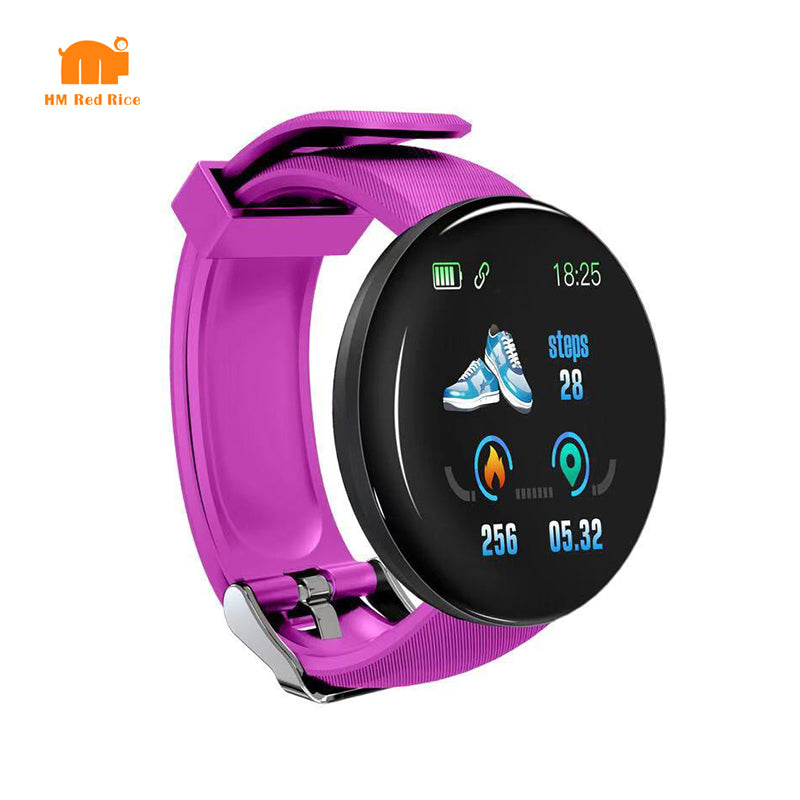 2021 High Quality Smart bracelet With HD LCD Screen d18 Android Smart Watches For Mobile Phones ip 68 waterproof | Electrr Inc