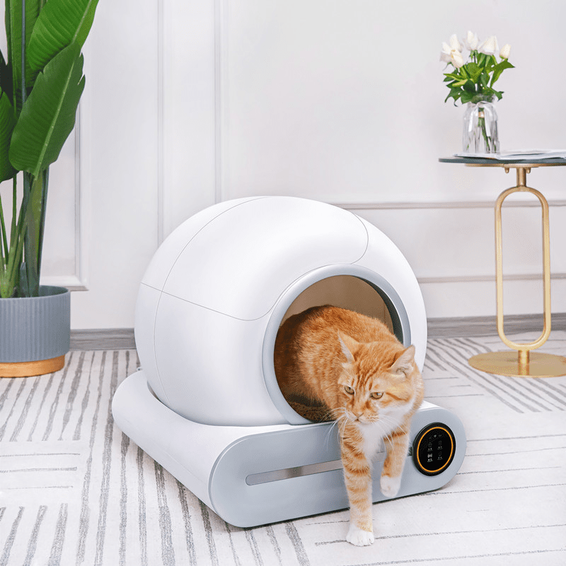 Auto Electric Cat Toilet Tuya APP Self-cleaning Smart Pet Automated Robot Cat Litter Box | Electrr Inc