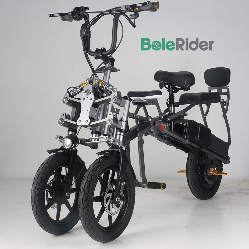 New 48V 500W folding off road mobility electric scooter full suspension 3 wheels electric scooter for adult tricycle | Electrr Inc