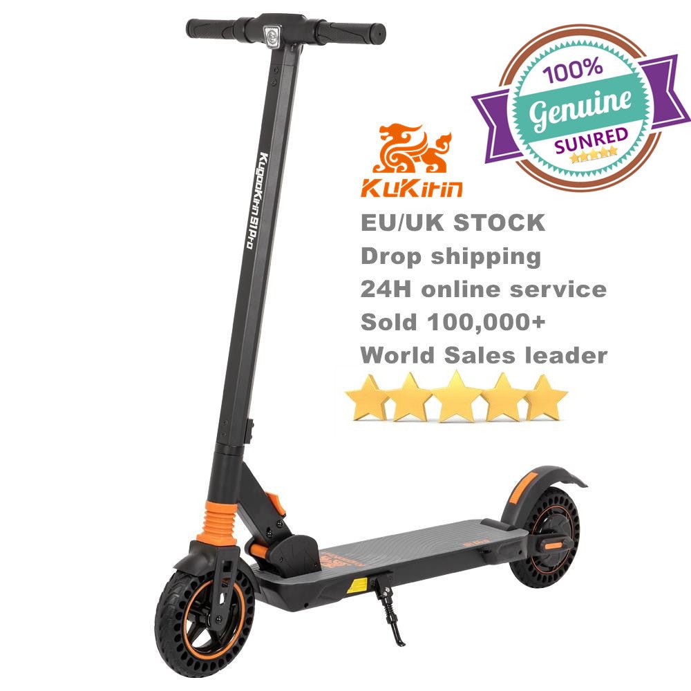 EU Warehouse KugooKirin S1 Pro 36V 7.5Ah Max Speed 30km/h Range 350w Foldable Electric Scooter for adults | Electrr Inc