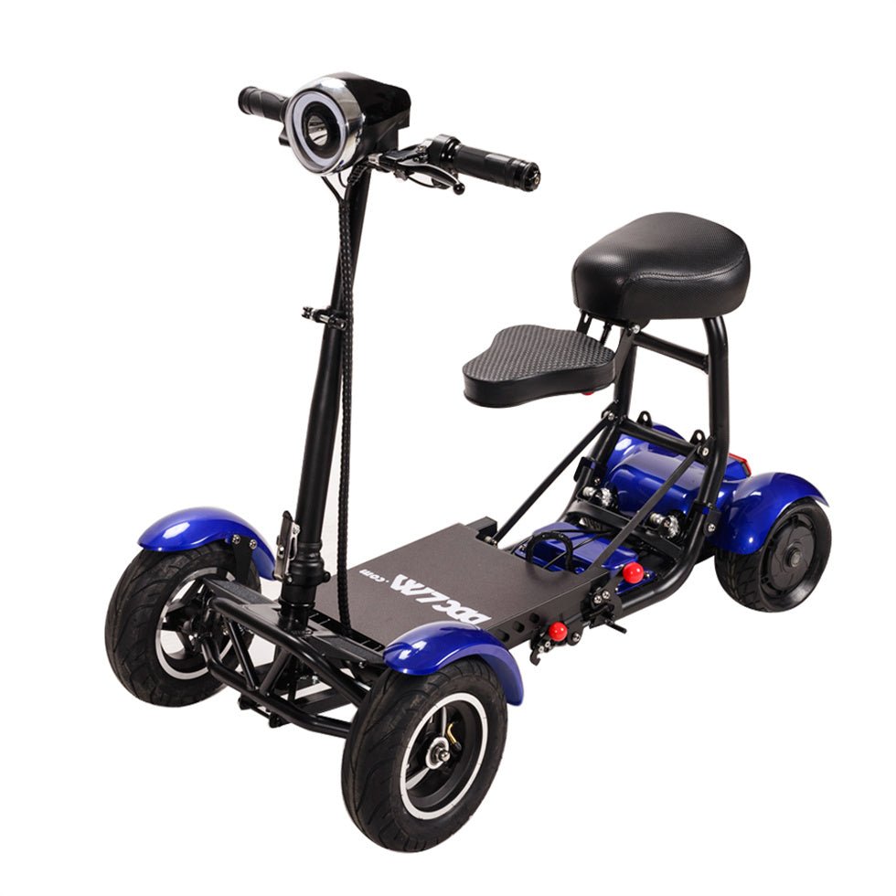 disabled Top Sale Folding E-Scooter MINI traveller Powerful and foldable 4 Wheel Electric Mobility Scooter 500W with  Fat tires | Electrr Inc