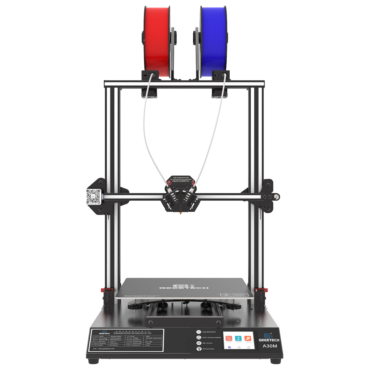 Geeetech new release upgrading auto leveling power filament sensor touch screen 3d multicolor 3d printer | Electrr Inc