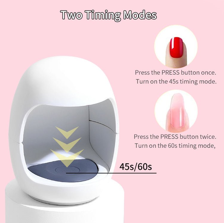 New Tiktok Shopify nail light GRS certificated Recycle Hot Products DIY Mini UV Nail Lamp For uv mini nail dryer | Electrr Inc