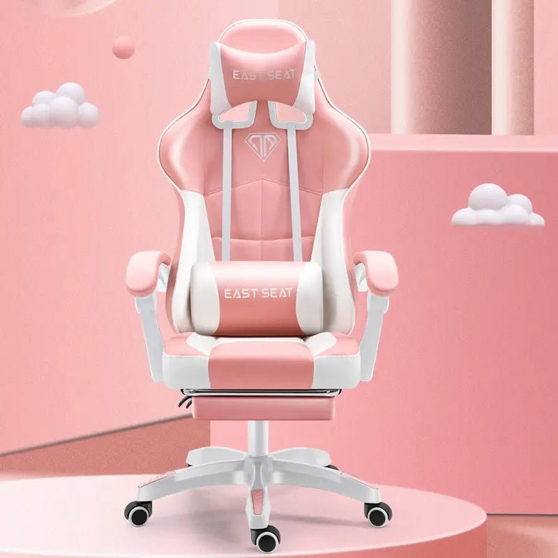 High quality lovely E-sport gaming room office computer gaming chair pink for girls | Electrr Inc
