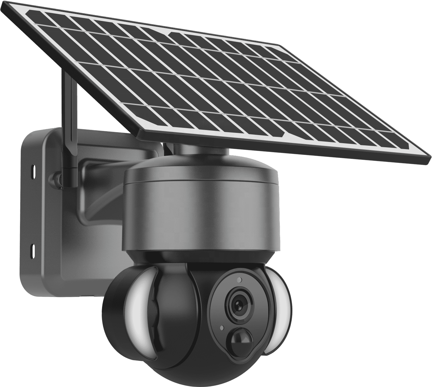 New Style Solar Panel Power HD 3MP 4G IP Camera Solar Security Camera with Smart Floodlight | Electrr Inc