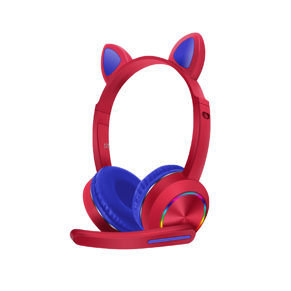 K23 Electronic Sports Girls Kids Headphone Cat Ear Headset Cute Headphone With Ear Wireless With Mic Gaming Headset | Electrr Inc
