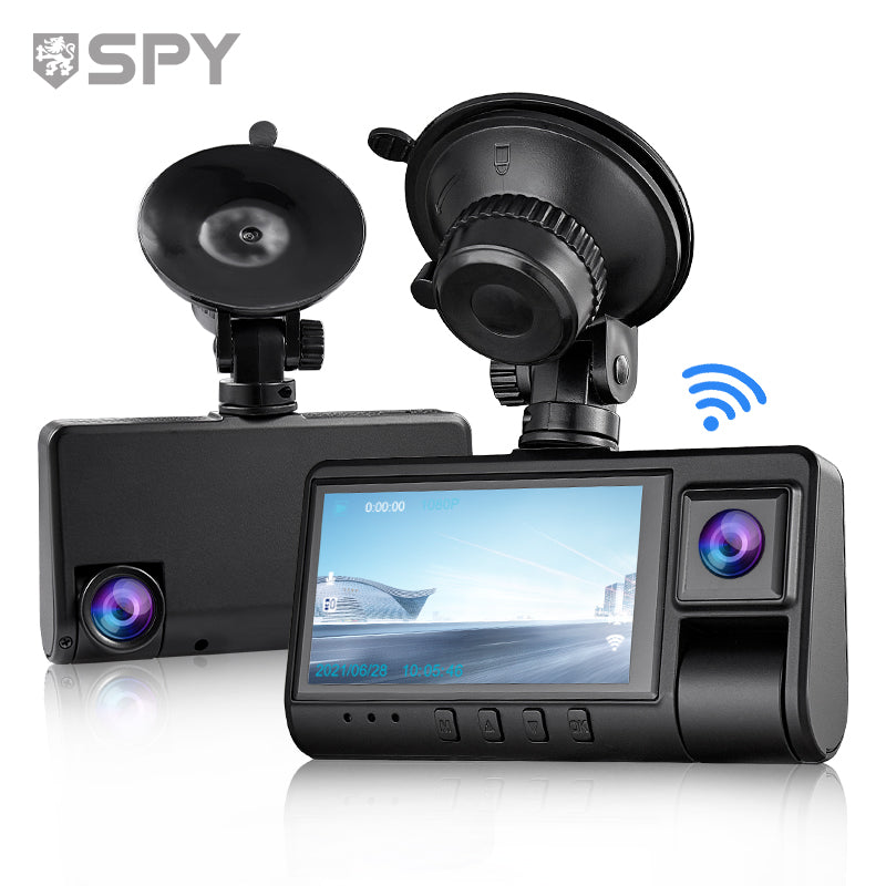 HOT sale dashcam 3 channel dash cam 4k rear view mirror car reverse video camera | Electrr Inc
