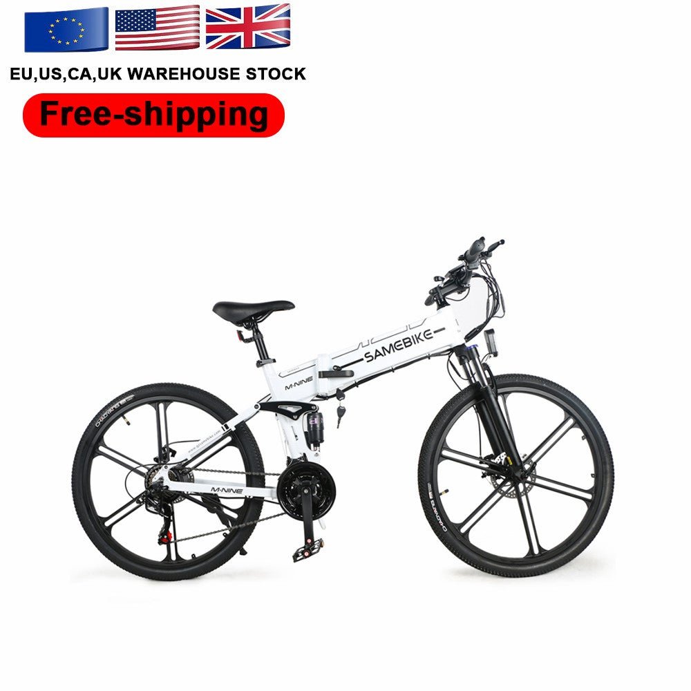 Overseas Warehouse NEW Upgrade LO26-II Colorful LCD Display Electric Bicycle with USB Charger | Electrr Inc
