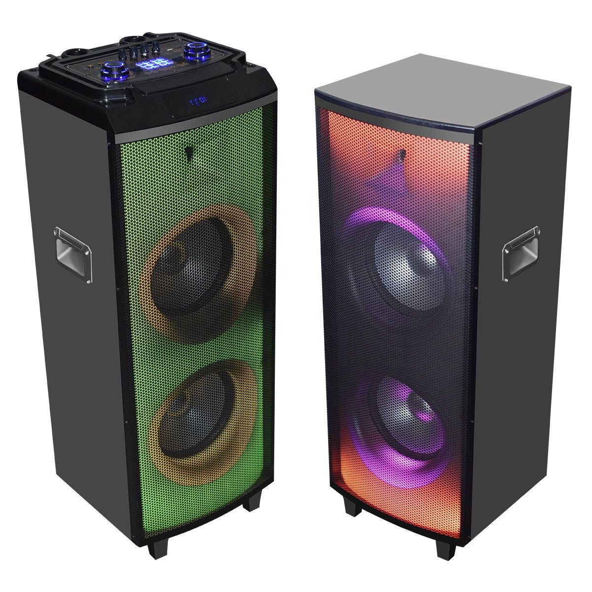 subwoofer speaker fire flame light dual 10inch or 12inch home theater professional audio tower speaker | Electrr Inc