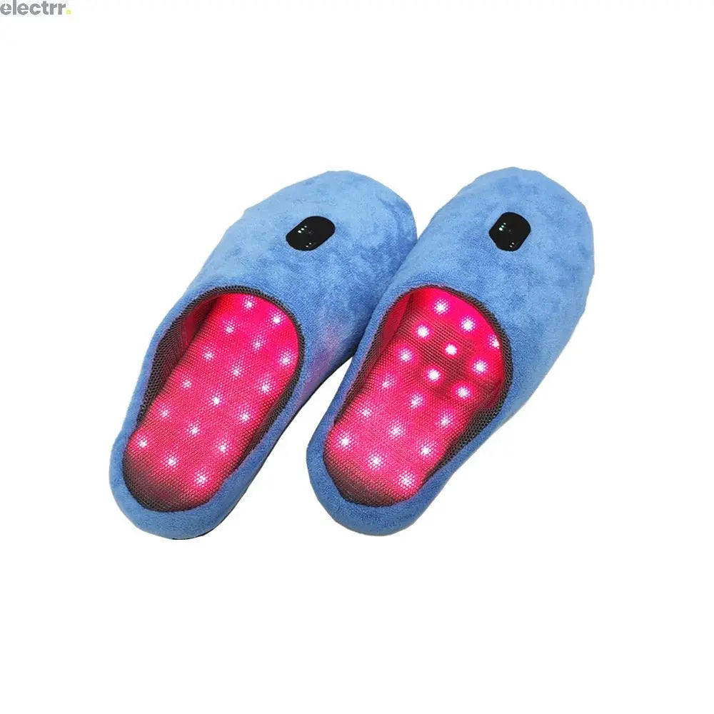 2023 New Arrival Rechargeable Red and Infrared Red Light Therapy Slippers for Foot Treatment wearable shoes Home use | Electrr Inc