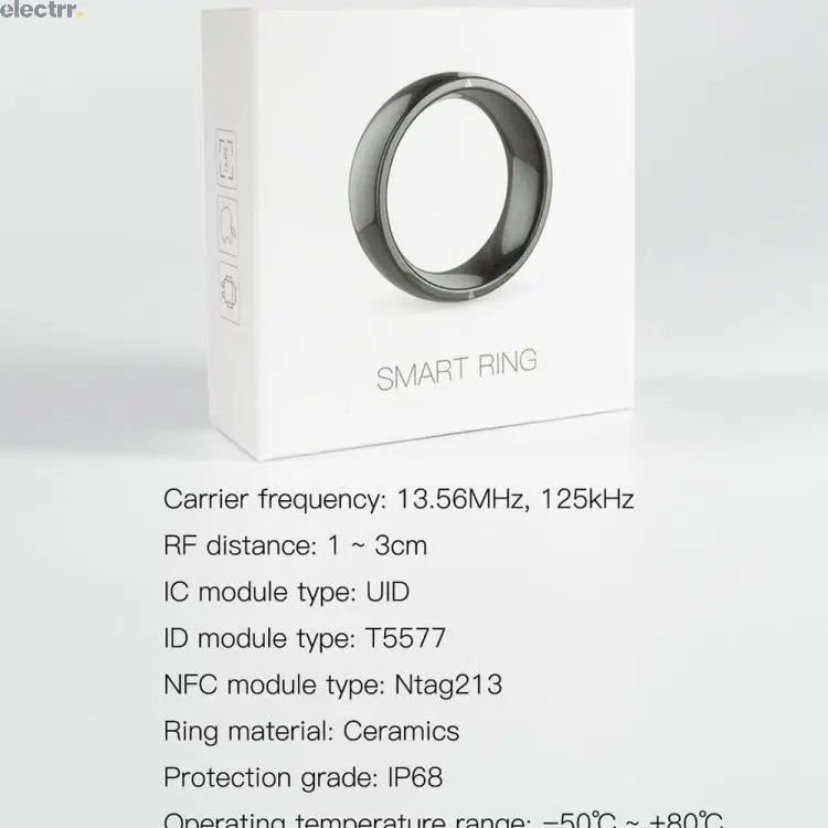 2023 New Design R4 Smart NFC Ring Multifunctional Lord Of The Rings, Size: 66mm for Apple & Android | Electrr Inc