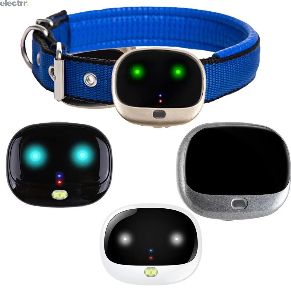 4G Full Network Pet GPS Tracker Device Smart LED Light Waterproof SIM Card GPS Dog Collar Fence Cat Dog GPS Tracking Collar | Electrr Inc