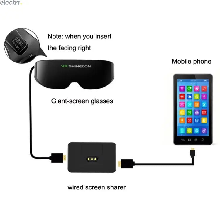 AIO8 Standard Edition VR Glasses IMAX Giant Screen Smart Glasses | Electrr Inc