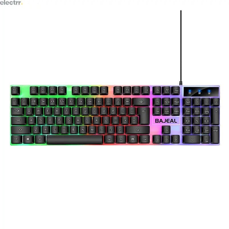 BAJEAL t350 104 Keys USB interface Backlight keyboard and mouse gaming combo for office home gamer | Electrr Inc