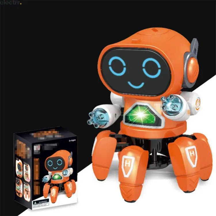 Christmas gift electric singing moving LED robot toy | Electrr Inc
