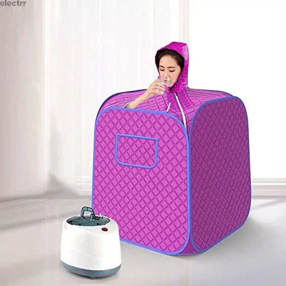 Mini steam machine sauna room portable sauna tent suitable for beauty detoxification sauna | Electrr Inc