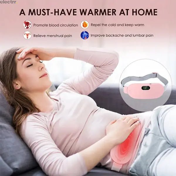 Mlike Beauty Menstrual Period Care Thermal Pad Waist Heating Belt Cordless Menstrual Heating Massage | Electrr Inc