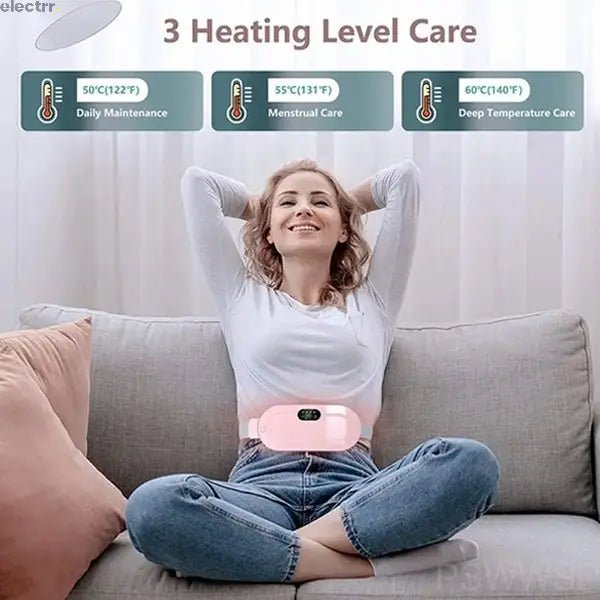 Mlike Beauty Menstrual Period Care Thermal Pad Waist Heating Belt Cordless Menstrual Heating Massage | Electrr Inc