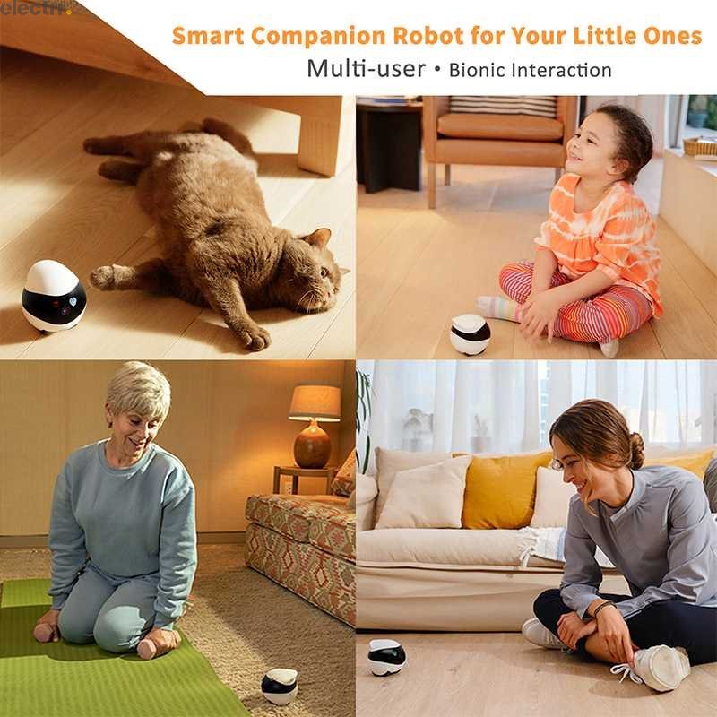 New 32G  Wifi Connection Ebo SE Pet Companion Laser Electr Interact Robotic Toy with 1080p Camera Track for Indoor | Electrr Inc