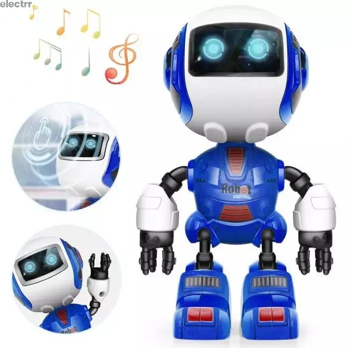 Newest Q2 Mini Robot Toy Sound Light Educational Early Children Toy Smart Sensitive Deformation Robot Limbs Arm Movable Robot | Electrr Inc