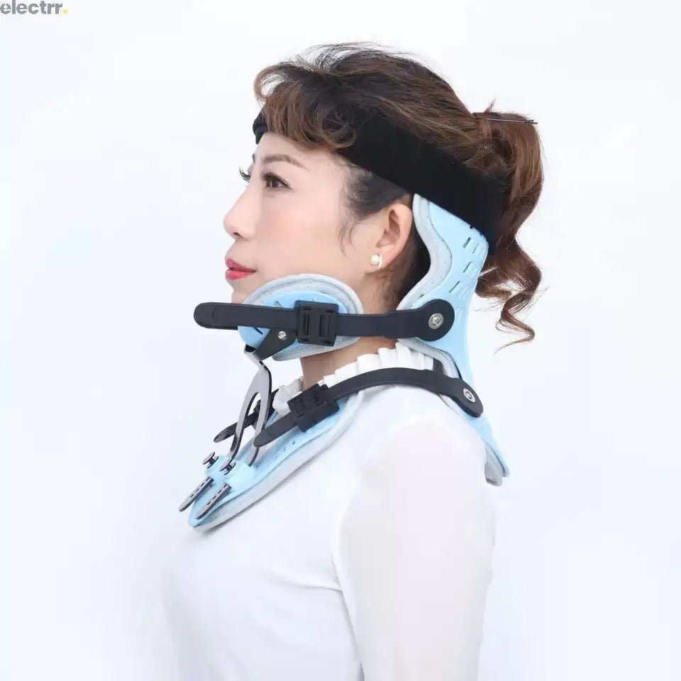 TJ-NM011 2023 New Upgrade Adjustable Spinal Decompression Inflatable Cervical Traction Device | Electrr Inc
