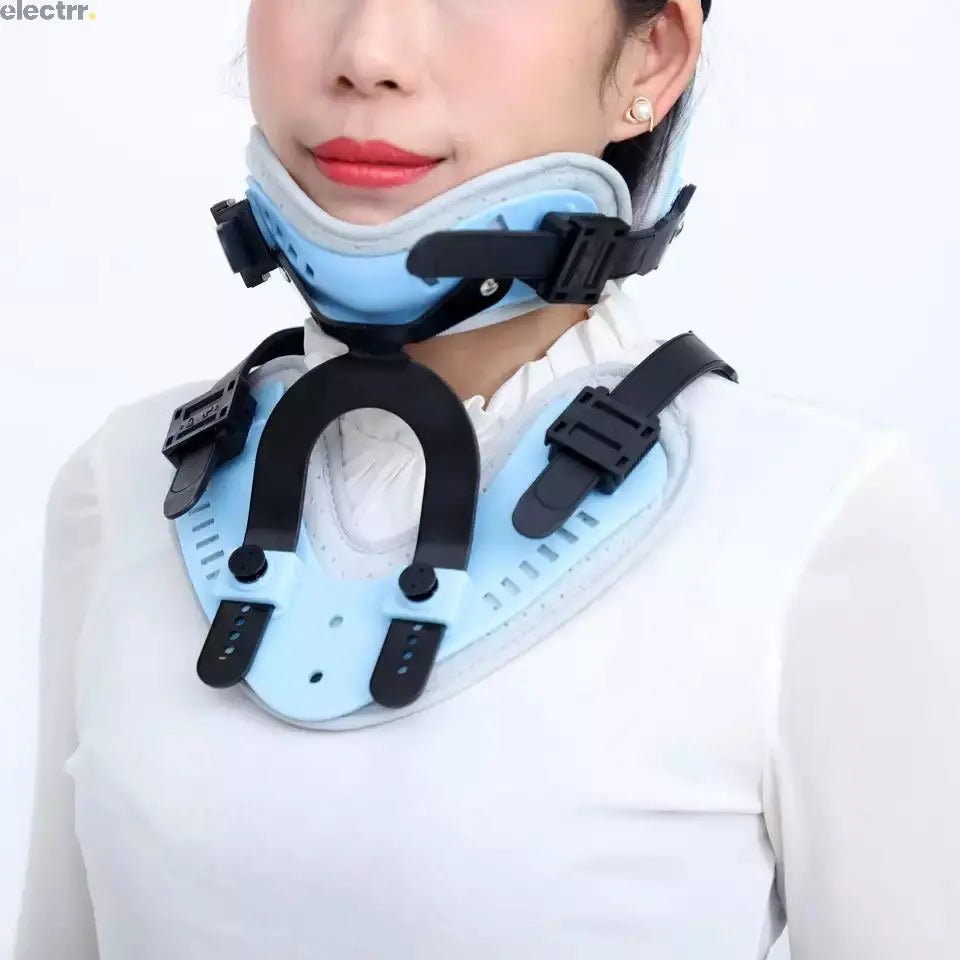 TJ-NM011 2023 New Upgrade Adjustable Spinal Decompression Inflatable Cervical Traction Device | Electrr Inc