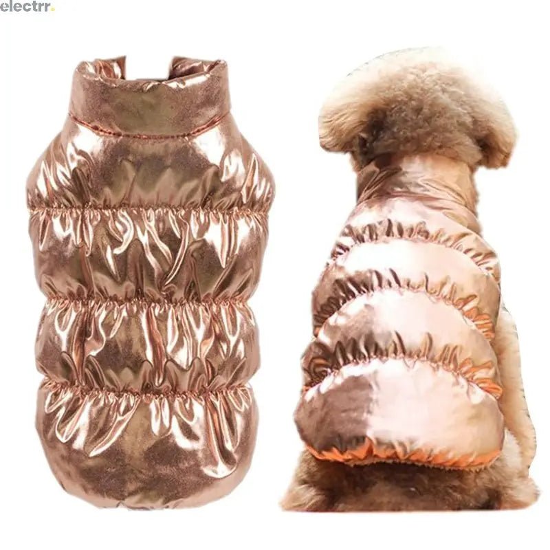 Warm Fleece Winter Dog Coat  Padded Vest Coat Puppy Cat Pet Coats Clothes | Electrr Inc