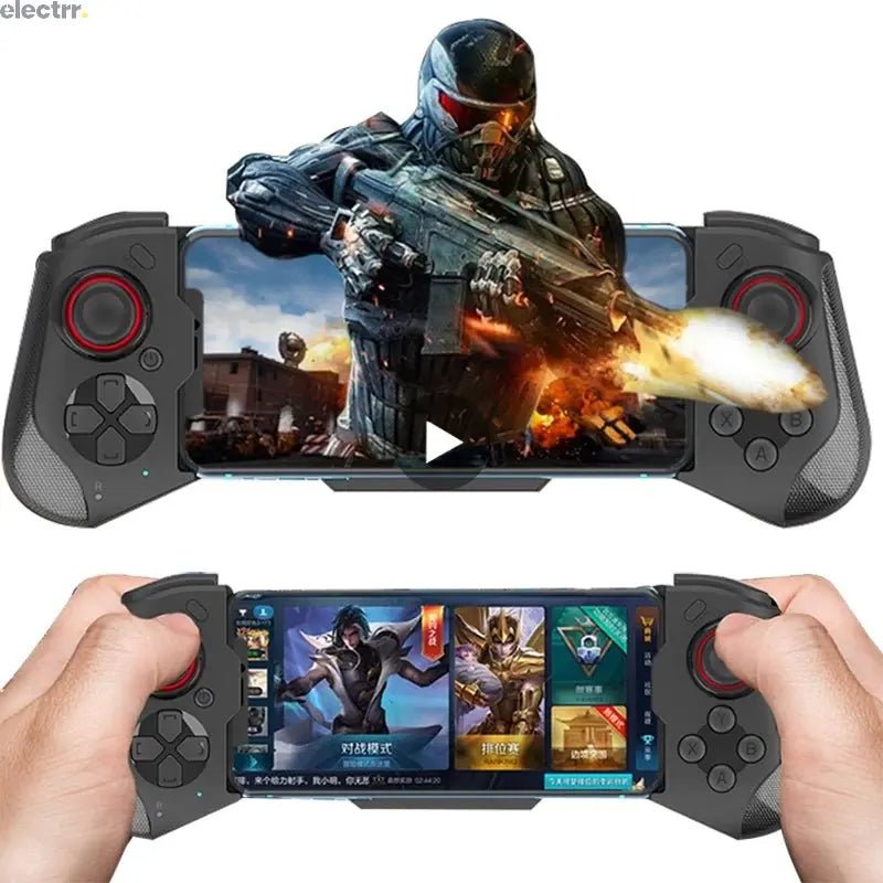Wireless Gamepad Joystick For iPhone Android Control Bluetooth Controller Trigger Pubg Mobile Game Pad Gaming Cellphone Mando | Electrr Inc