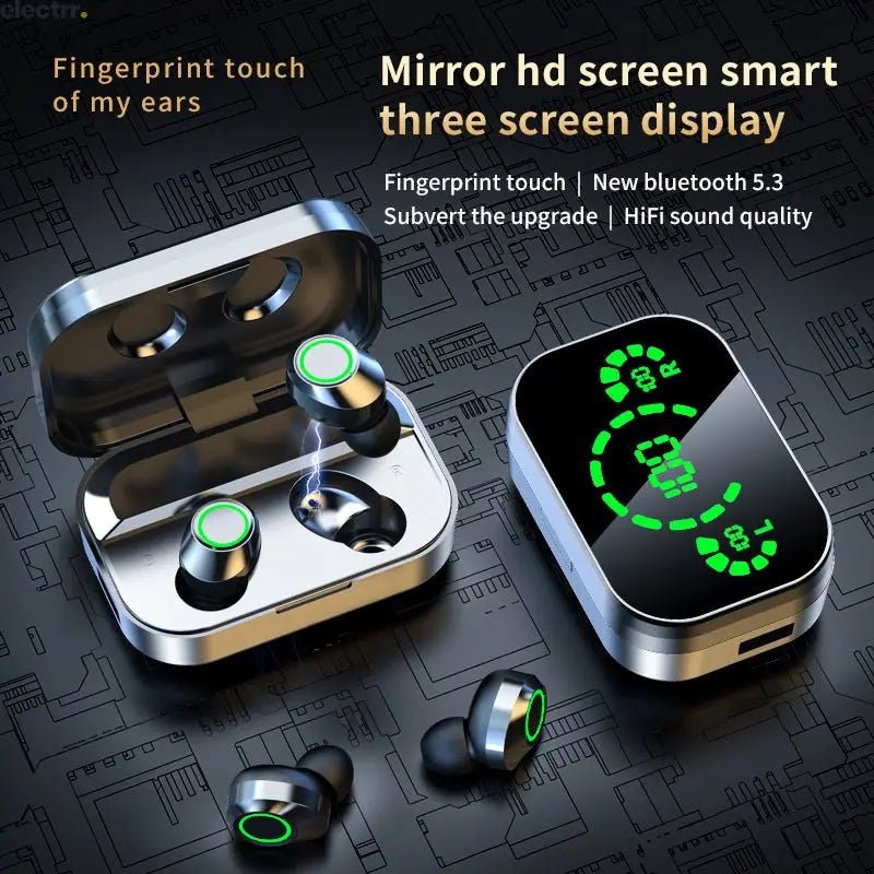 YD03 TWS Earbuds Gaming Earbuds Mirror Wireless Earphone Game Earphones Wireless Gaming Earphones | Electrr Inc