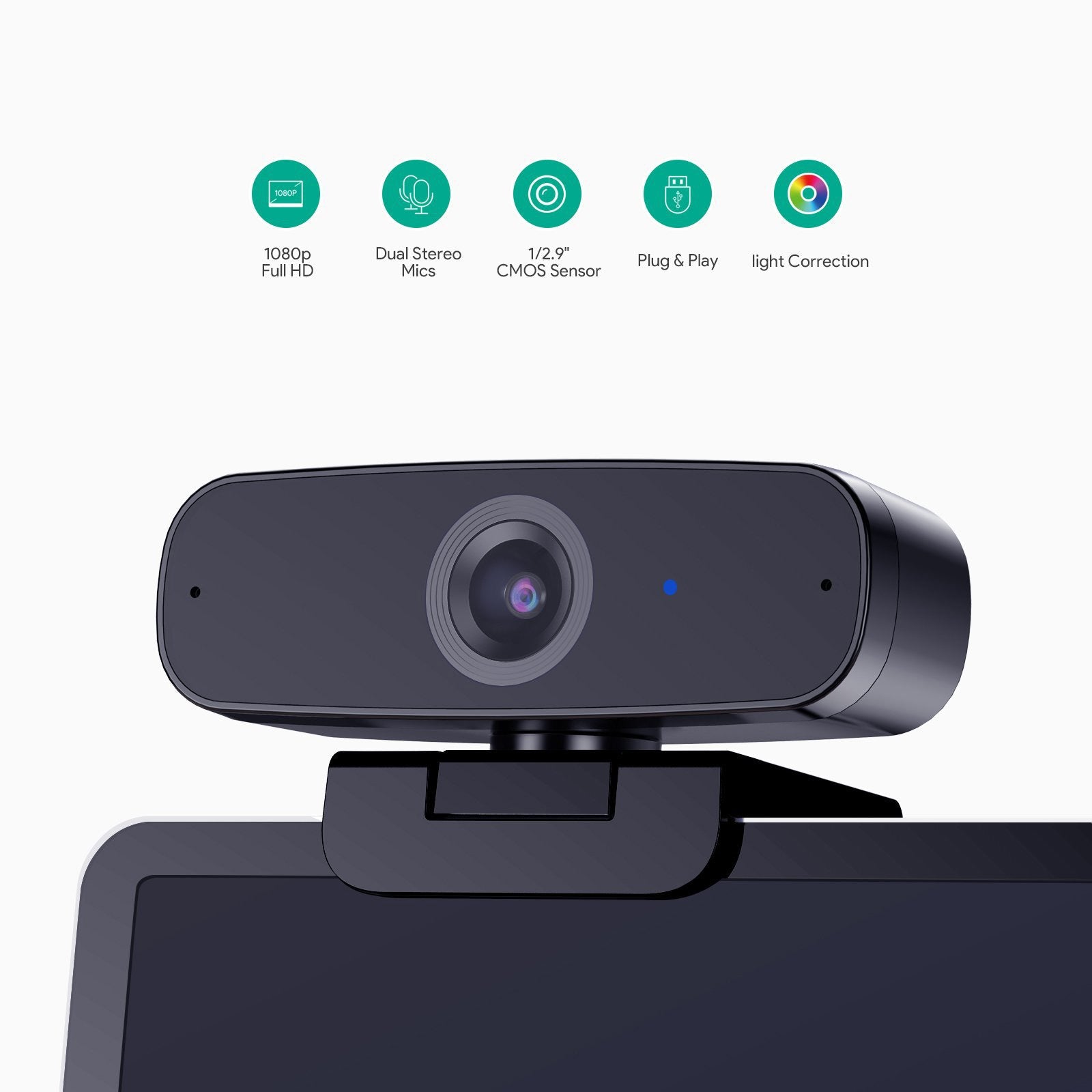 Aukey No MOQ 1080P Webcams Plug and Play USB 2.0 PC Camera Video Chat Webcam Web Cam Camera for Desktop | Electrr Inc