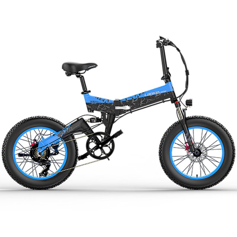Lankeleisi X3000 plus electric foldable  bike 1000W ebike mtb 4.0 fat tire folding electric bicycle | Electrr Inc