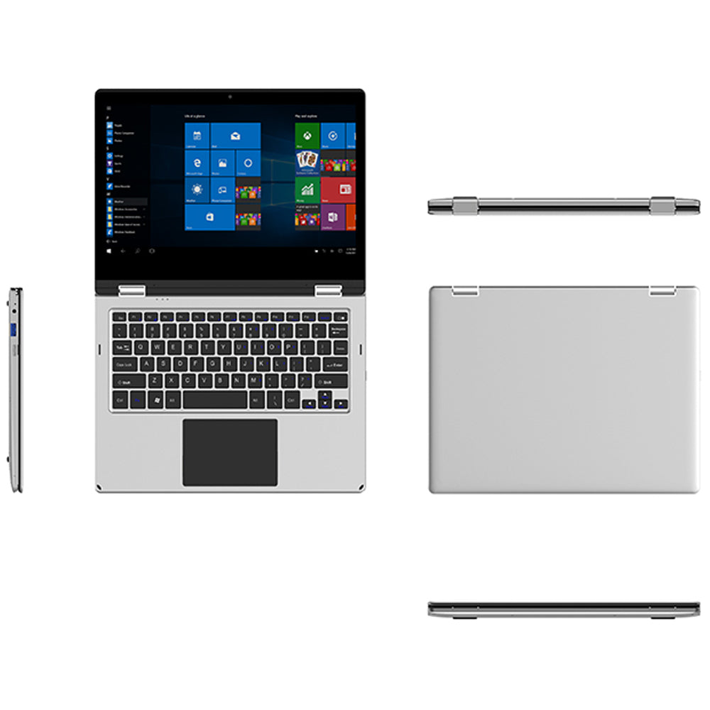 OEM ODM 13.3 inch OEM laptop intel laptop 360 degree laptop yoga notebook computer with Intel Pentium J4205 CPU | Electrr Inc