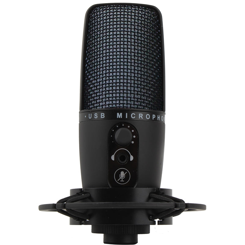 Desktop USB Condenser recording microphone with microphone for computer gaming video live streaming with RGB light | Electrr Inc