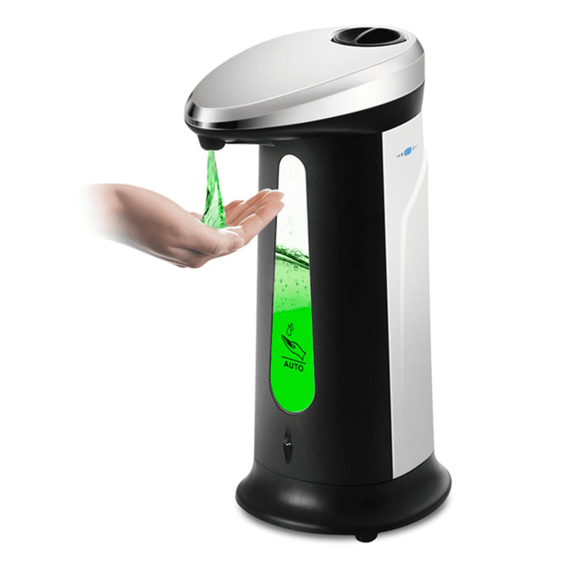 Dropshipping 400Ml Automatic Liquid Soap Dispenser Smart Sensor Touchless ABS Electroplated Sanitizer for Kitchen Bathroom | Electrr Inc
