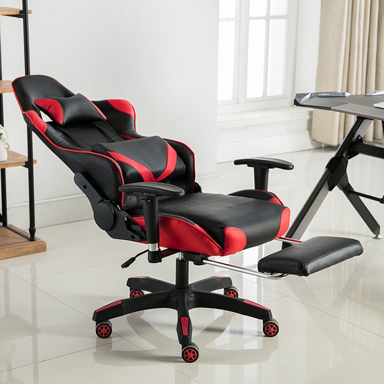 Huihong OEM 2020 game chair gaming 138*60*60cm China supplier Swivel PU chair gamer with footrest | Electrr Inc