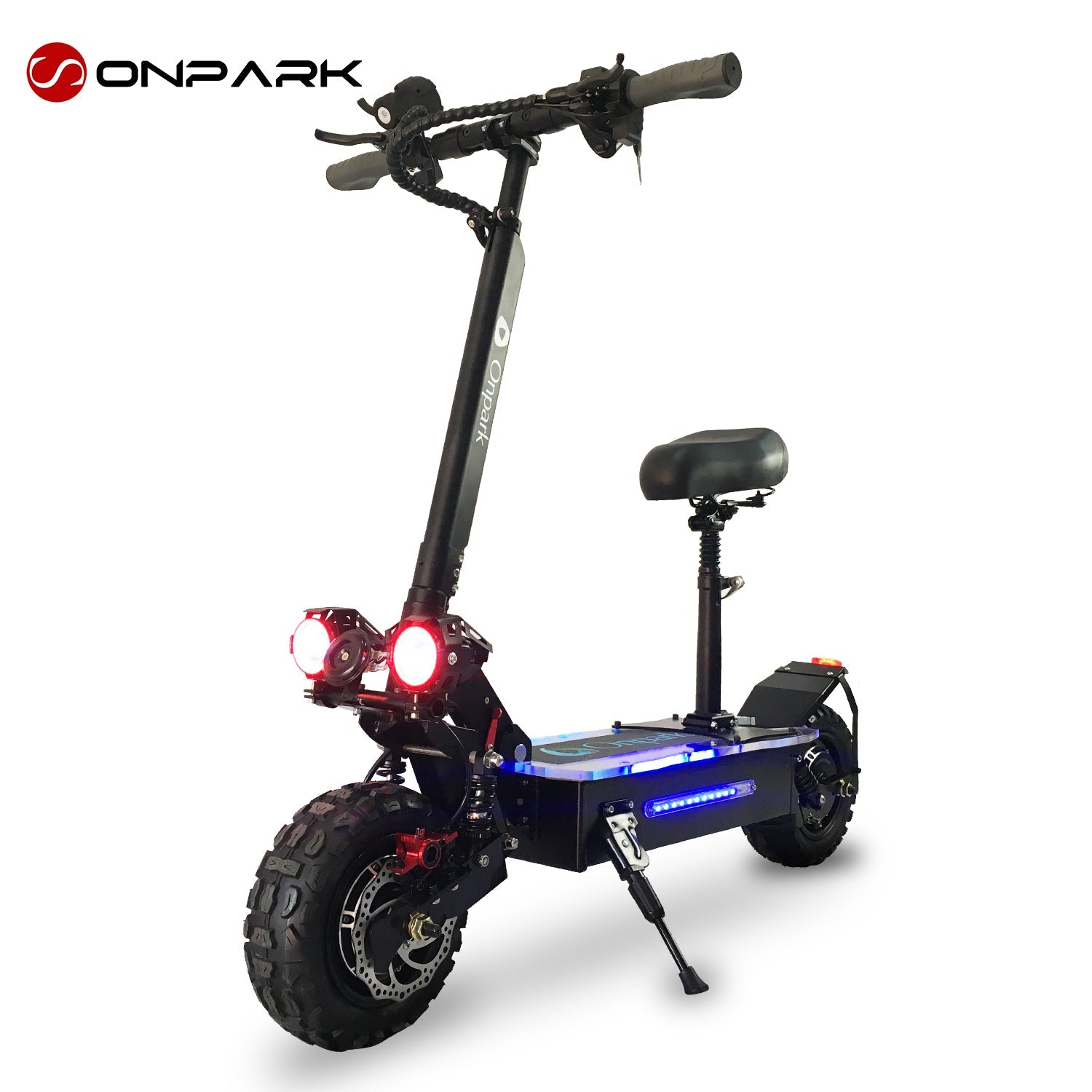 US STOCK 50mph 80km/h e-scooter 11 inch big wheel 60v fast off road dual motor 5600w e escooter adult electric scooter with seat | Electrr Inc