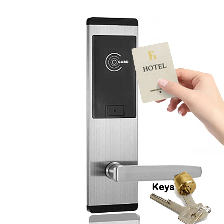 Security electronic keycard Guangdong handle Hotel room lock digital door lock smart | Electrr Inc
