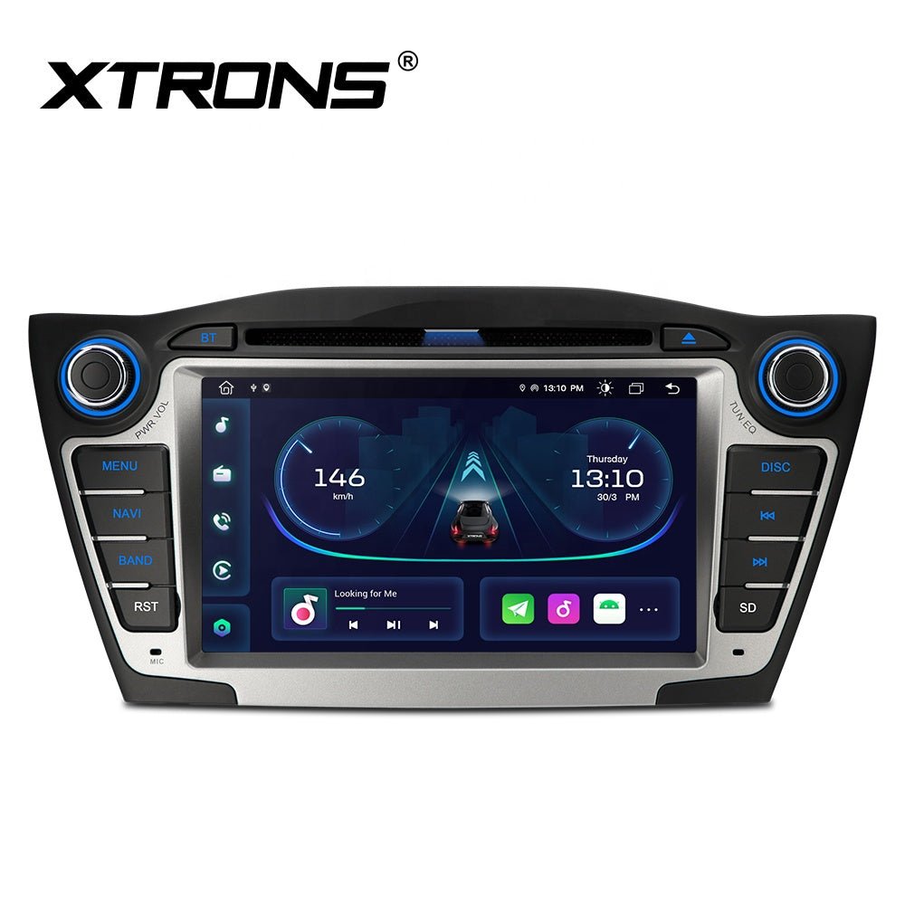 XTRONS 2 Din 7 inch android 12 car stereo with car play gps navigation for Hyundai IX 35 Tucson, radios para autos | Electrr Inc