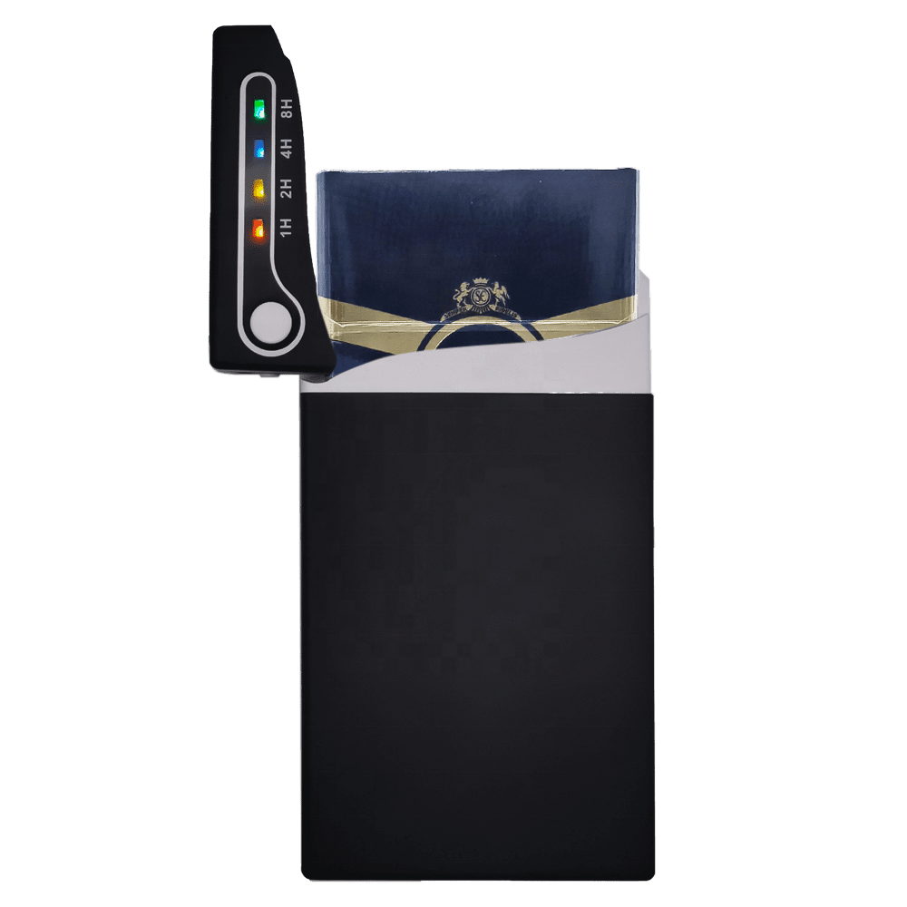 Locking Cigarette Case with Timer Quit Smoking By locking Your Cigs Away in This Smart Box Locker | Electrr Inc