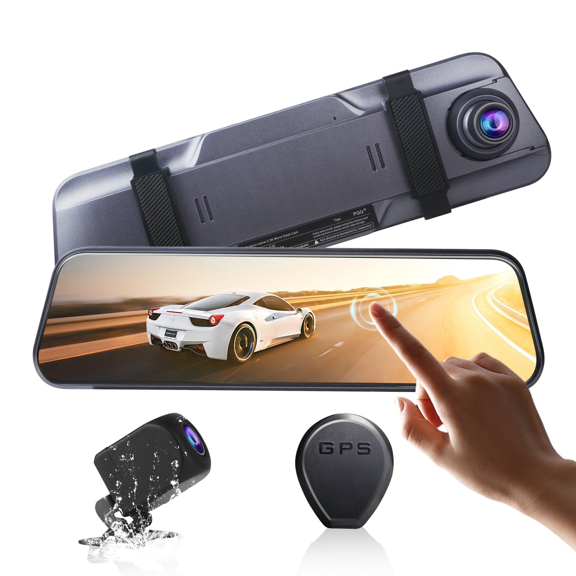 Zimtop 2.5K G-sensor Parking Monitor WiFi GPS Car camera black box dash cam | Electrr Inc