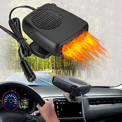 12/24V Car Heater Car Windshield Fast Heating Defrost Defogger Cooling and Heating Fan for Auto Accessories car | Electrr Inc