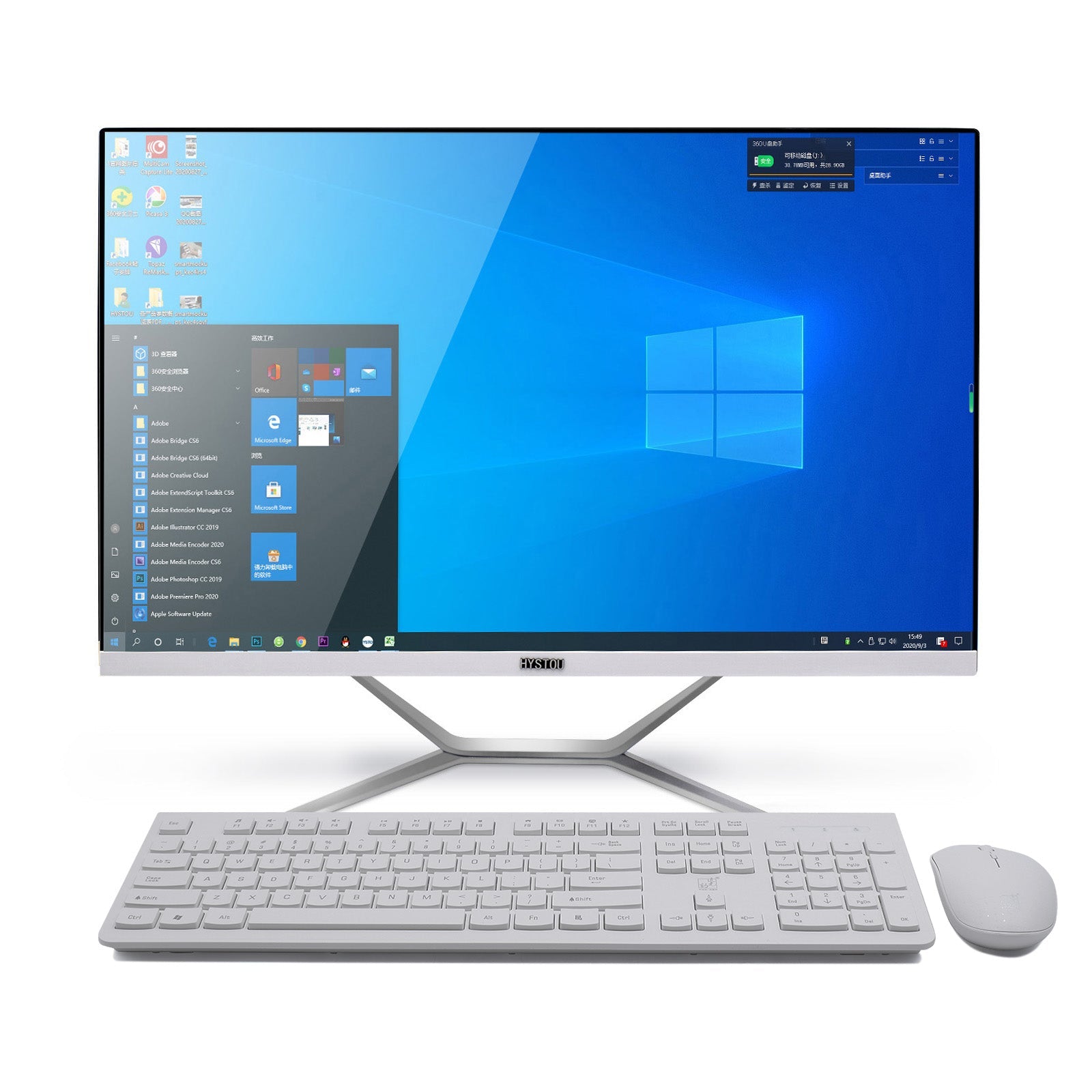 21.5 23.8 All In One PC Core i7 i5 i3 Aio Barebone Hardware Desktop Computer with Monitor | Electrr Inc