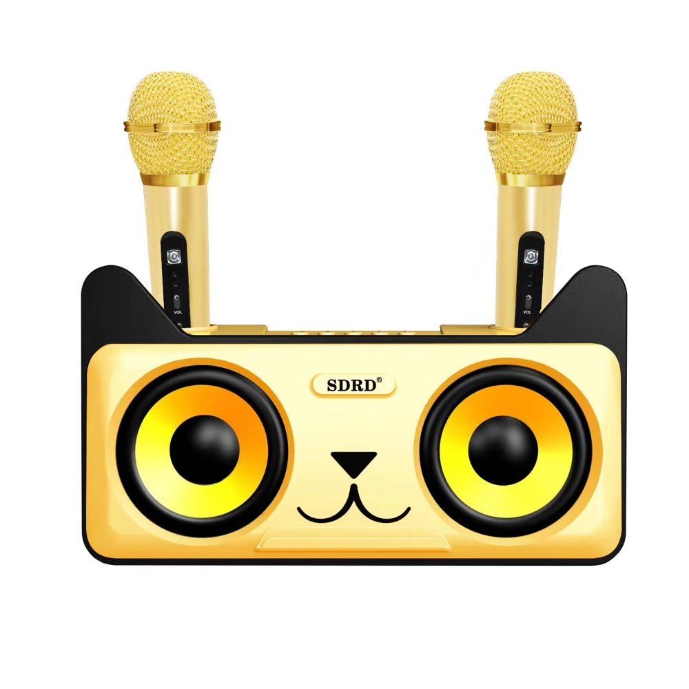 SD305 Cute cat shape portable speaker wireless speaker home theatre with mic stereo FM microphone | Electrr Inc