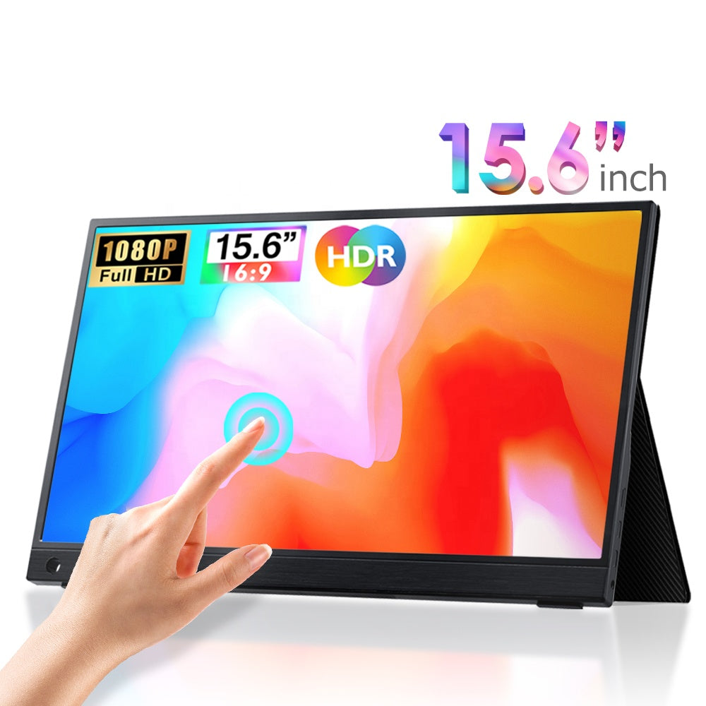 New Arrival 15.6 inch Portable USB C Touch Screen Gaming Monitor with Resolution 1920*1080 | Electrr Inc