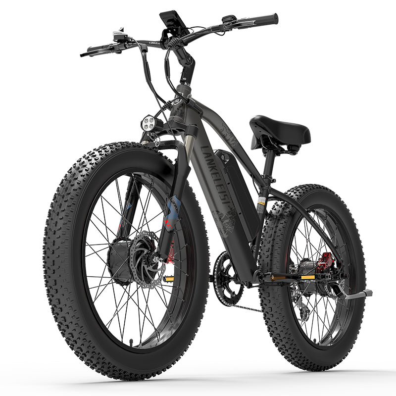 EU UK USA Warehouse Lankeleisi MG740 plus E Bikes 1000W Dual Motor Electric Fat Bike 48V 20Ah $amsung Battery | Electrr Inc