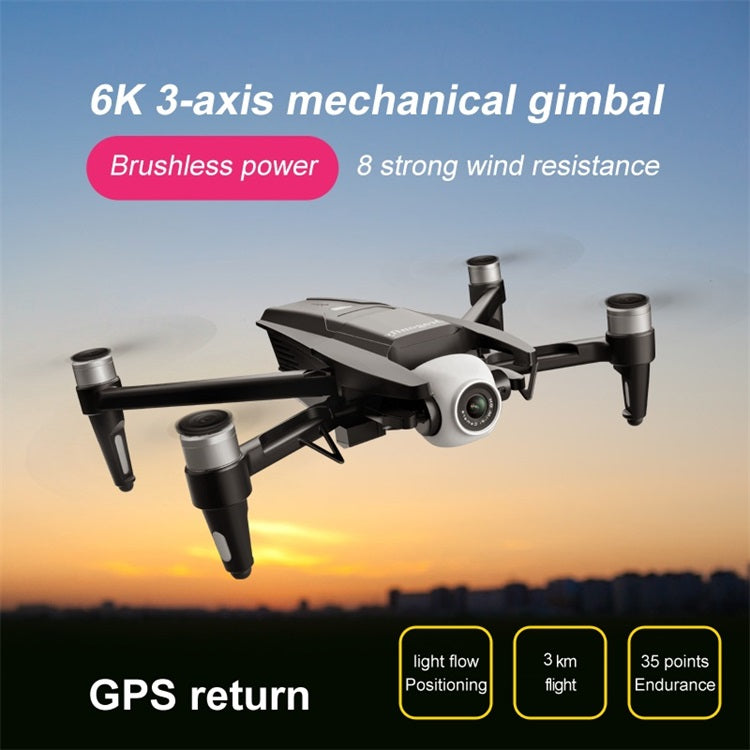 22 Minutes Battery Life GPS Intelligent Positioning 6K 3 Axis ESC Camera 5G Image Transmission VR Brushless Motor Drone S137 | Electrr Inc
