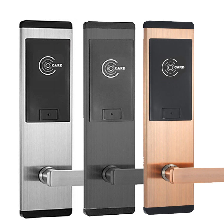Security electronic keycard Guangdong handle Hotel room lock digital door lock smart | Electrr Inc