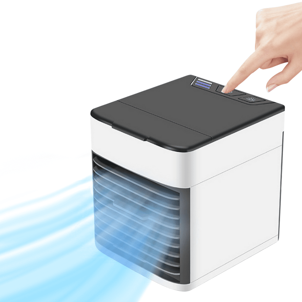 Small Desktop Table Quiet Portable Ac Mini Personal Space Air Cooler Fan Air Conditioning For Room Office Desk | Electrr Inc