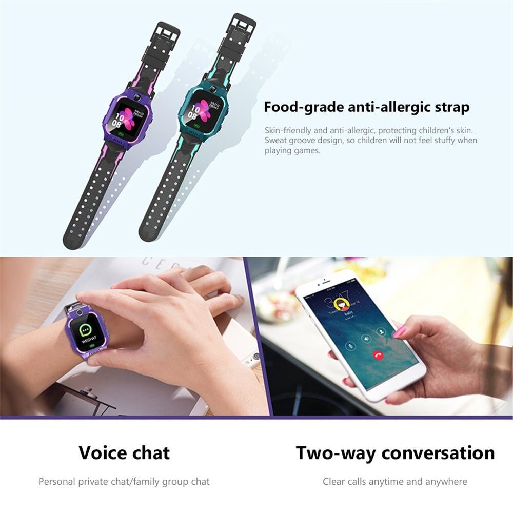 Q19 E12 Smart Watch Kid LBS Loaction SOS Camera Phone Smart Baby Watch Voice Chat Smartwatch for Android IOS VS Q02 Q528 | Electrr Inc
